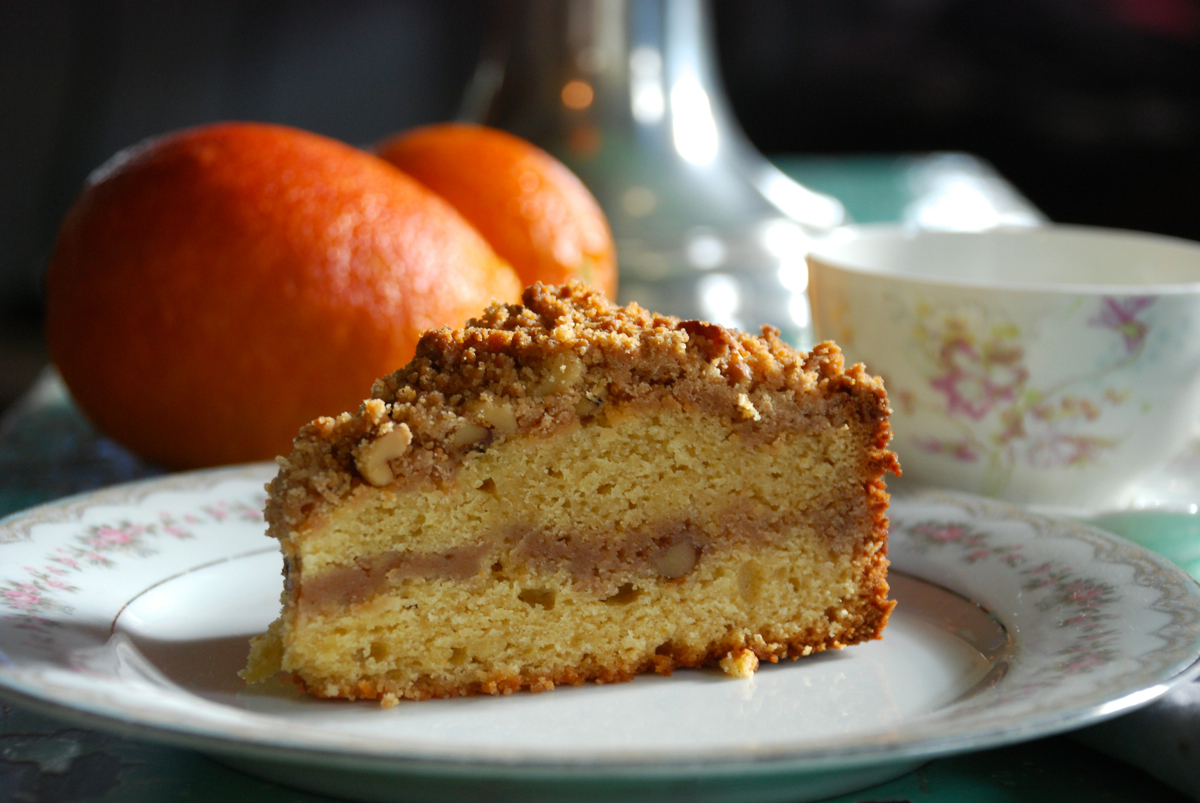 Blood Orange-Ricotta Coffee Cake