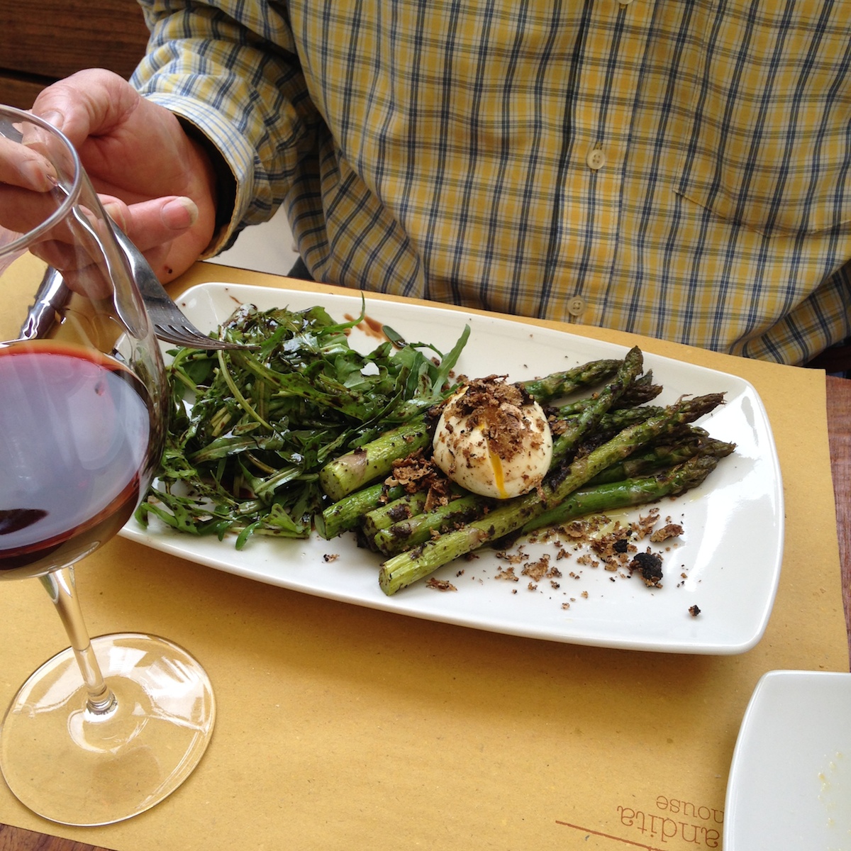 Lunch at La Bandita Townhouse, Pienza, Italy