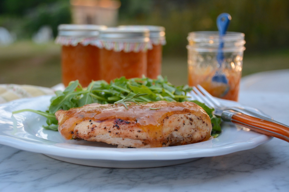 Peach-Rosemary Jam for Can-it-Forward Day with Ball Canning