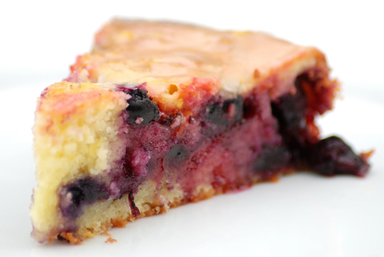 Blueberry-Lemon Coffee Cake with Lemon Glaze